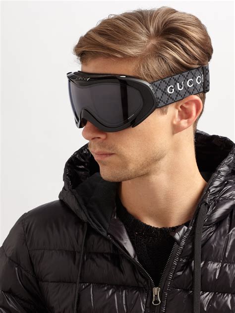 black gucci ski goggles|Gucci snowboarding goggles.